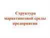 Структура маркетинговой среды предприятия