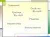 Уравнения. Графики
