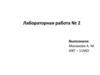Программа для выделение движущихся объектов. Лабораторная работа № 2
