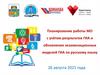 Планирование работы методического объединения с учётом результатов ГИА по русскому языку