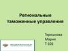 Региональные таможенные управления