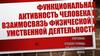 Функциональная активность человека и взаимосвязь физической и умственной деятельности