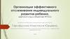 Организация эффективного отслеживания индивидуального развития ребенка