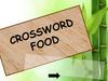 Crossword food
