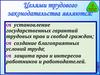 Охрана труда. Цели трудового законодательства