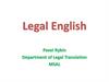 Legal english