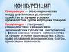 Конкуренция, её виды