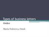 Types of business letters
