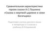 Сравнительная характеристика героев сказки А.С. Пушкина «Сказка о мертвой царевне и семи богатырях»