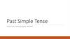 Past simple tense