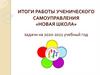 Итоги работы ученического самоуправления «Новая школа» задачи на 2020-2021 учебный год