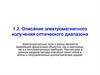 Электромагнитное излучение оптического диапазона