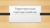 Территориальная структура хозяйства