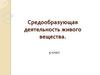 Средообразующая роль живого вещества