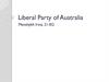 Liberal Party of Australia