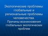 Экологические проблемы: глобальные и региональные проблемы человечества