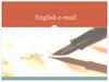 English e-mail