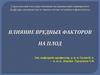 Влияние вредных факторов на плод