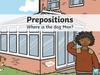 Prepositions. Where is Max?
