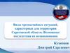 Виды ЧС, характерные для Саратовской области (муниципального образования), организации