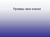 Проверь свои знания