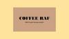 Coffee raf. Место для теплых встреч