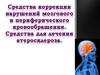 Лекарственные средства коррекции нарушений мозгового и периферического кровообращения. Средства для лечения атеросклероза