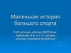 Маленькая история большого спорта