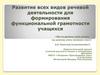 Развитие всех видов речевой деятельности для формирования функциональной грамотности