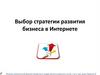 Выбор стратегии развития бизнеса в Интернете