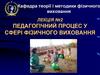 Педагогічний процес у сфері фізичного виховання. Лекція №2