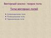 Векторный анализ -теория поля. Типы векторных полей. Лекция 18