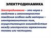 Электродинамика