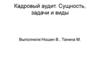 Кадровый аудит. Сущность, задачи и виды