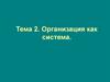 Организация как система