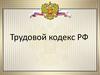 Трудовой кодекс РФ