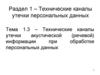 Технические каналы утечки персональных данных