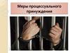 Меры процессуального принуждения