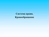 Система крови. Кровообращение