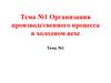 Организация производственного процесса в холодном цехе