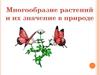 Многообразие растений и их значение в природе