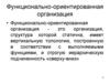 Функционально-ориентированная организация