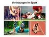 Verletzungen im sport