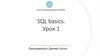 SQL basics. Урок 1