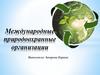 Международные природоохранные организации
