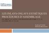 Les inlays-onlays esthétiques Procédures d’assemblage