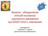 Занятия объединения "Юный инспектор дорожного движения". Занятие 12