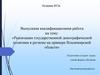 Реализация государственной демографической политики в регионе на примере Владимирской области