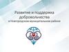 Развитие и поддержка добровольчества в Новгородском муниципальном районе
