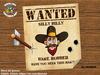 Wanted. Read the descriptions and click on the right name to catch the bank robbers